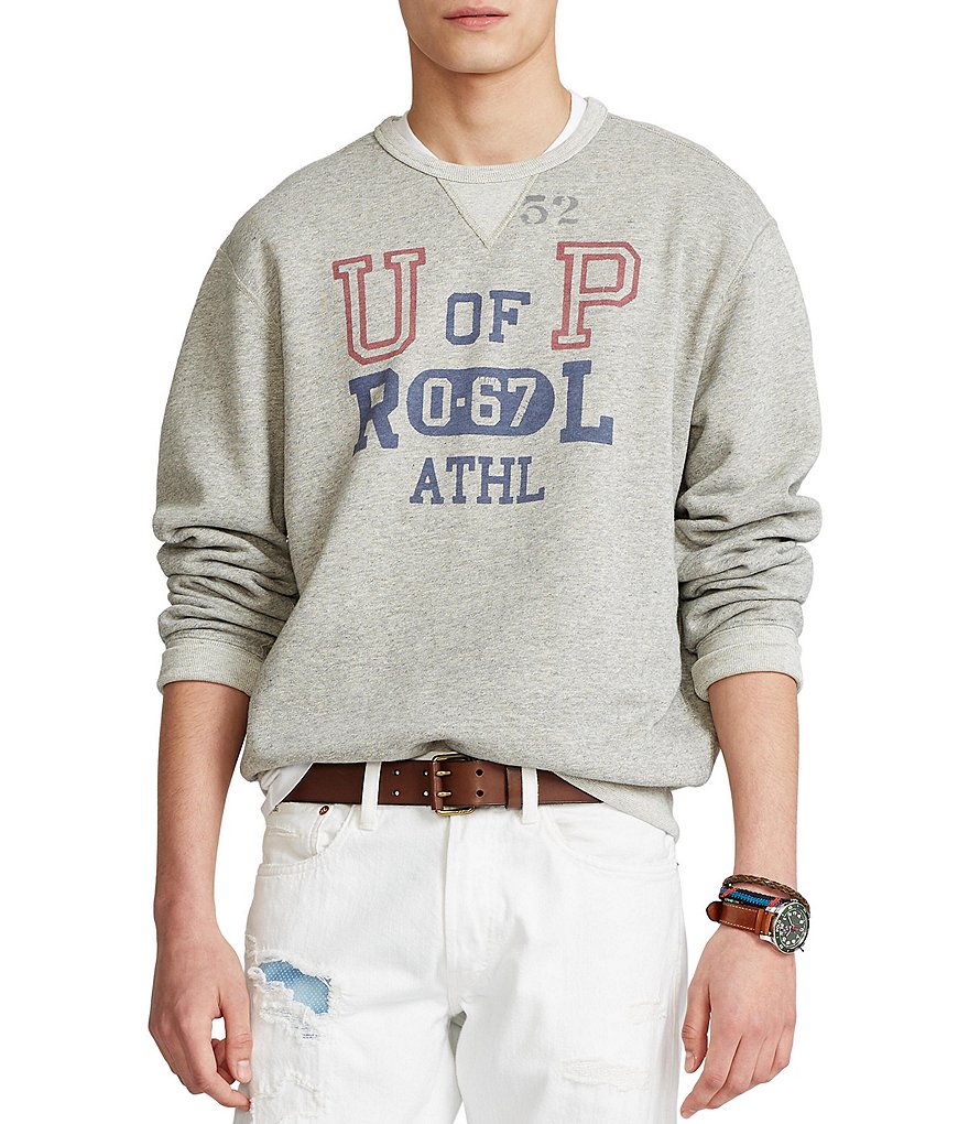 Polo Ralph Lauren Logo Graphic Fleece Sweatshirt