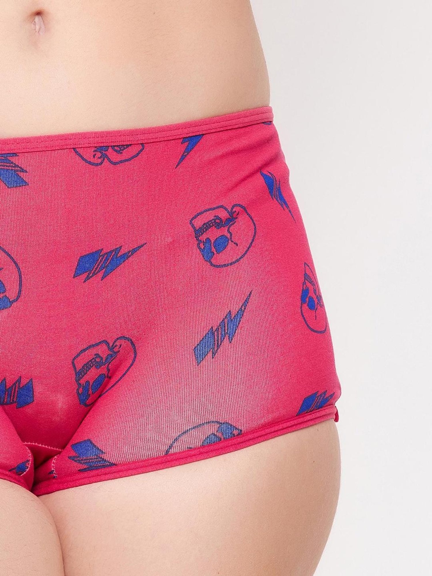 Clovia Multicolor Printed Panty (Pack of 2)