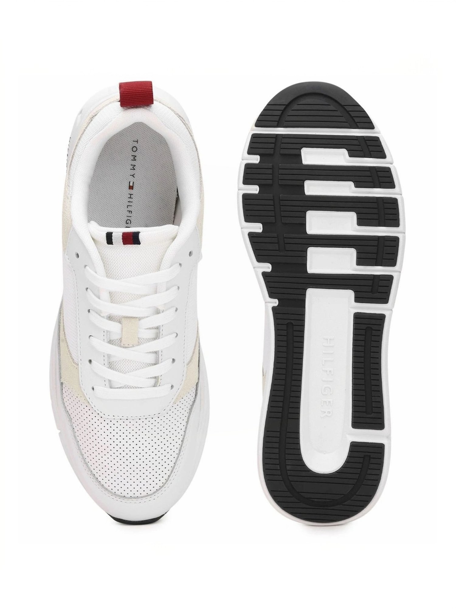 Tommy Hilfiger Men's White Sneakers