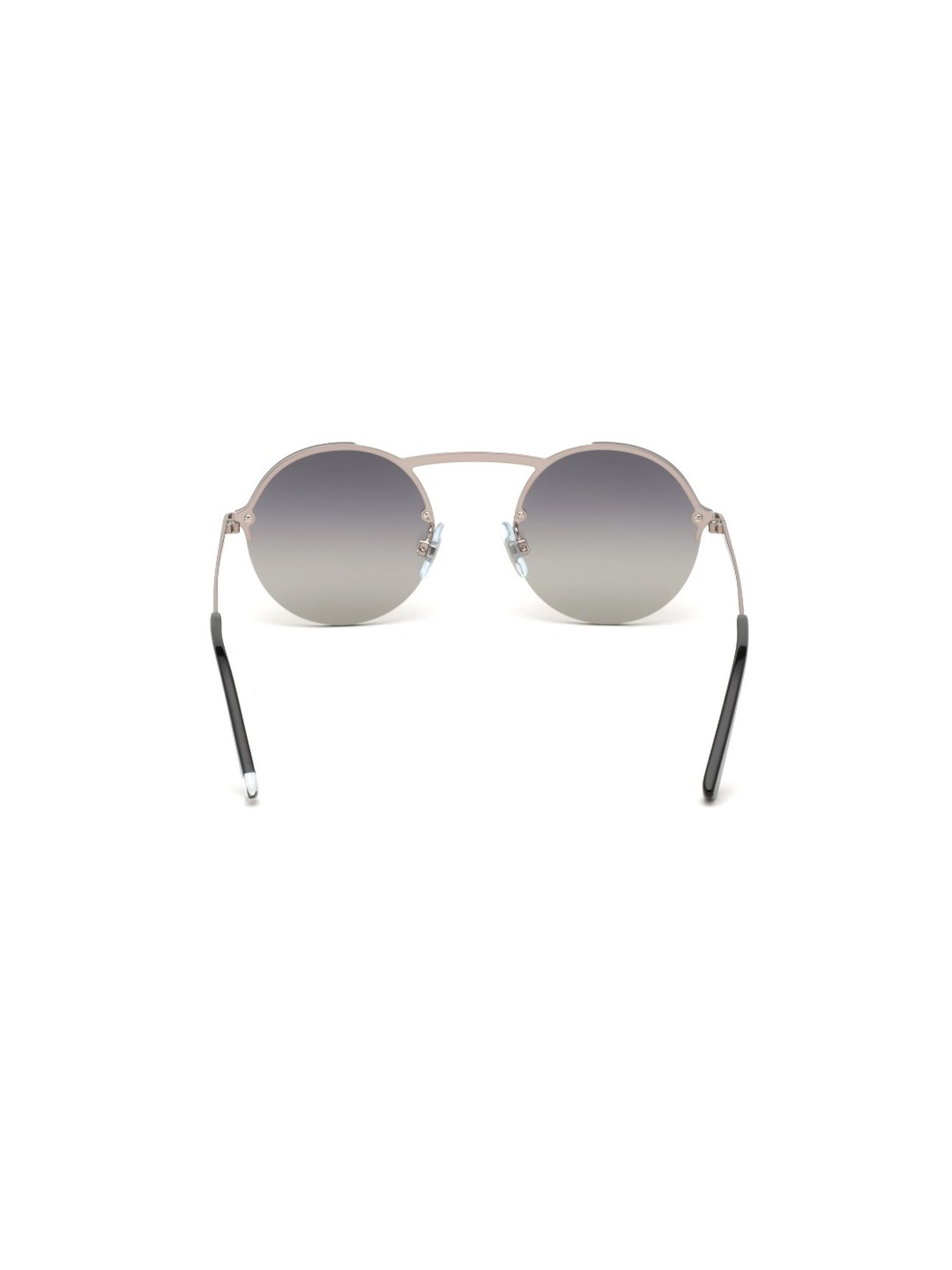 Web Eyewear Grey Round Unisex Sunglasses Designed in Italy