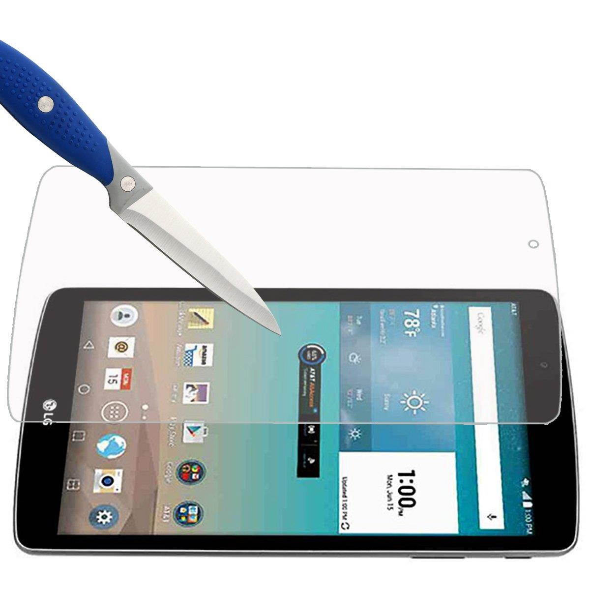 Mr Shield For LG G Pad II 8.0/G Pad F 8.0 8" Inch (V495/V496/V498) [Tempered Glass] Screen Protector [0.3mm Ultra Thin 9H Hardness 2.5D Round Edge] with Lifetime Replacement Warranty