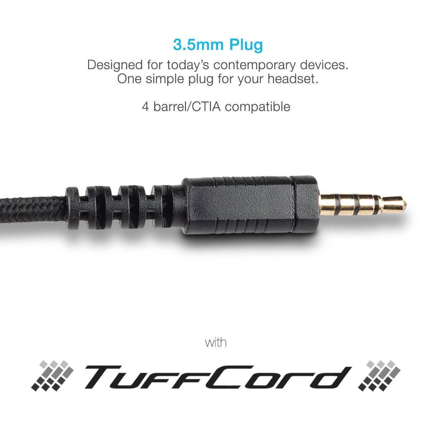 CYBER ACOUSTICS AC-5002 Stereo headset SingleComboPlug