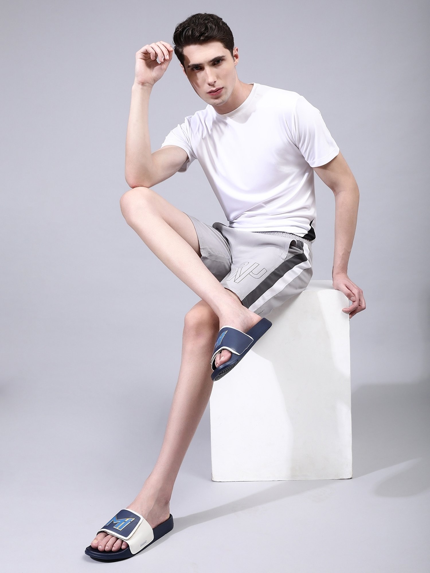 Chupps Men's MI Official Navy Slides