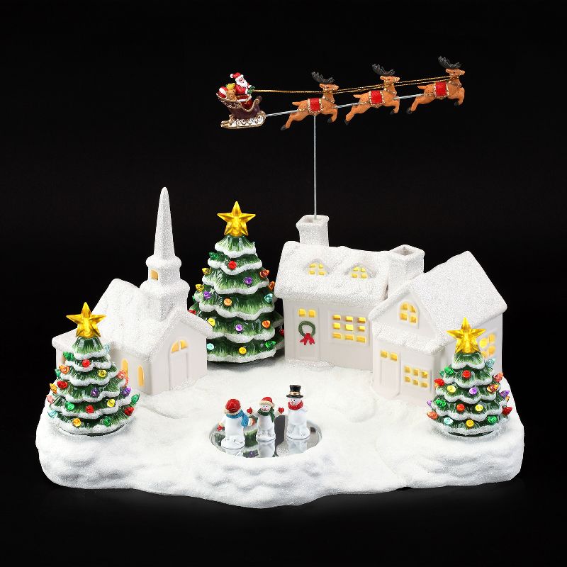 Mr. Christmas Nostalgic Village Tabletop Christmas Decoration - 10"x17"