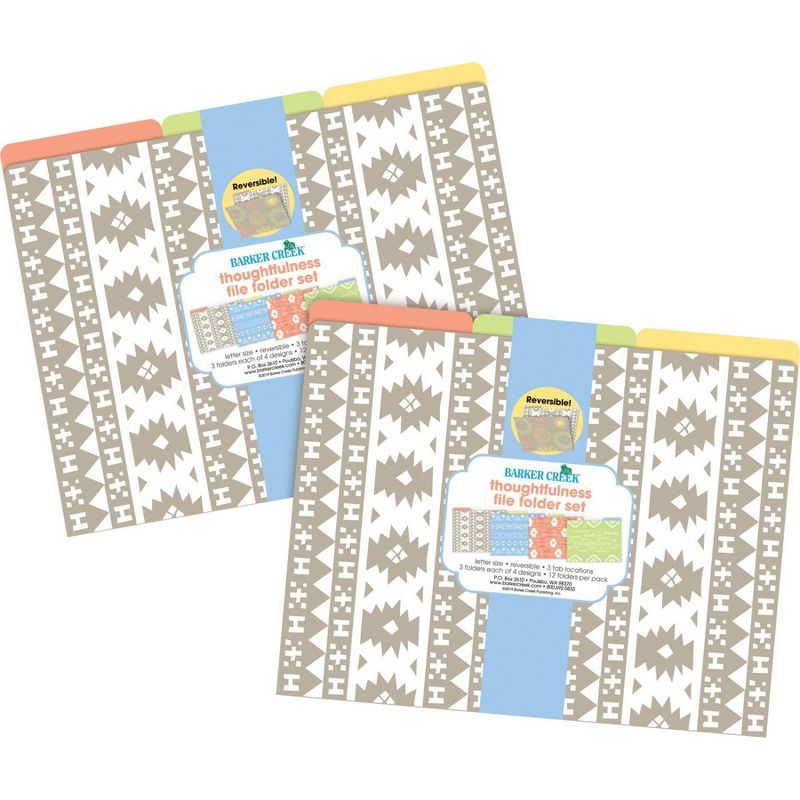 Barker Creek 24ct File Folders - Thoughtfulness