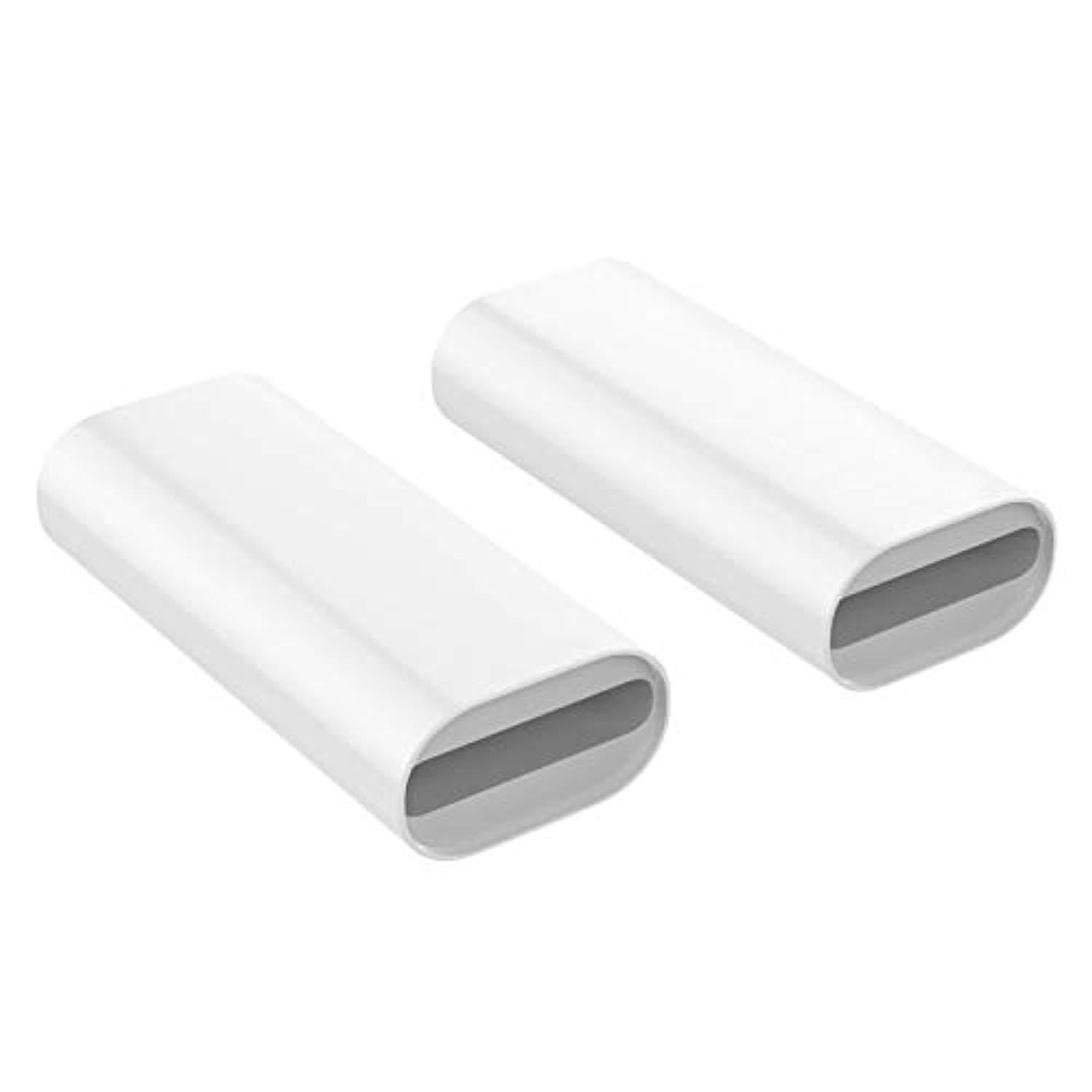 moko compatible charging adapter replacement for apple pencil/all-new apple pencil, 2-pack portable charging cable connector fe