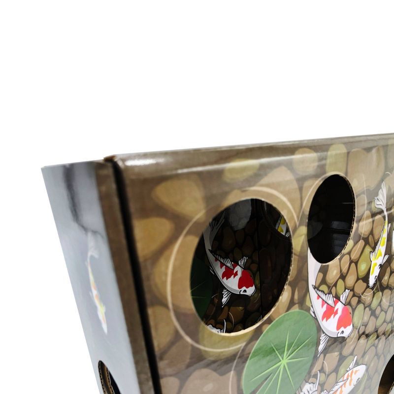 DoyenWorld Puzzle Koi Pond Box Cat Toy