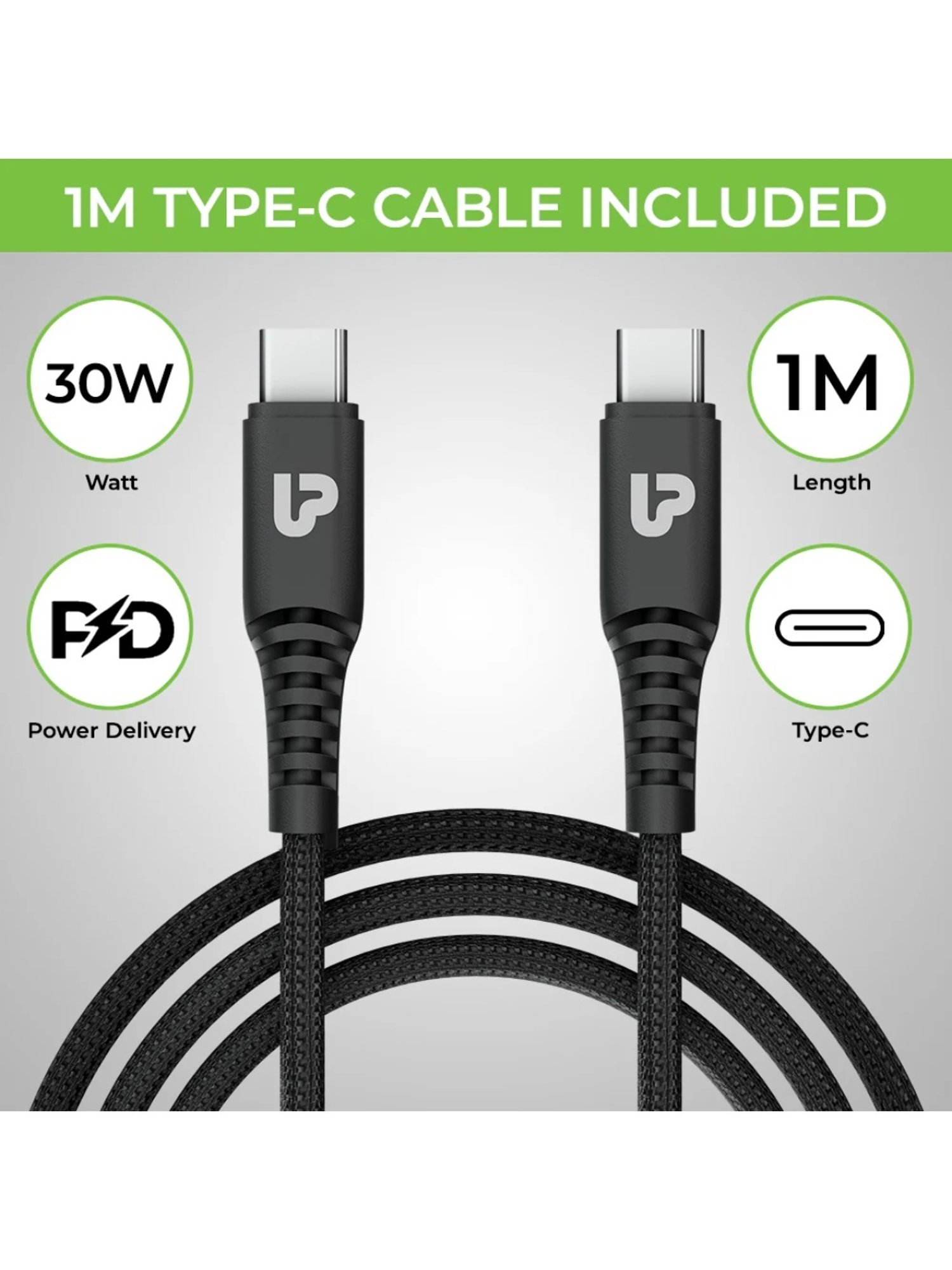 UltraProlink Mach 48 PD,PPS Car Charger 48W with 1m Cable (Black)