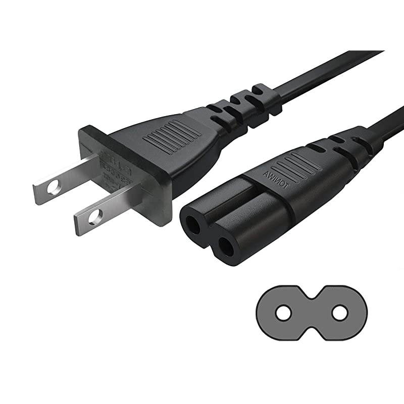 Power Cord Compatible Sony Playstation 4 (PS4) Slim/Playstation 4(PS3), Xbox One S/Xbox One X Supply Cable Replacement