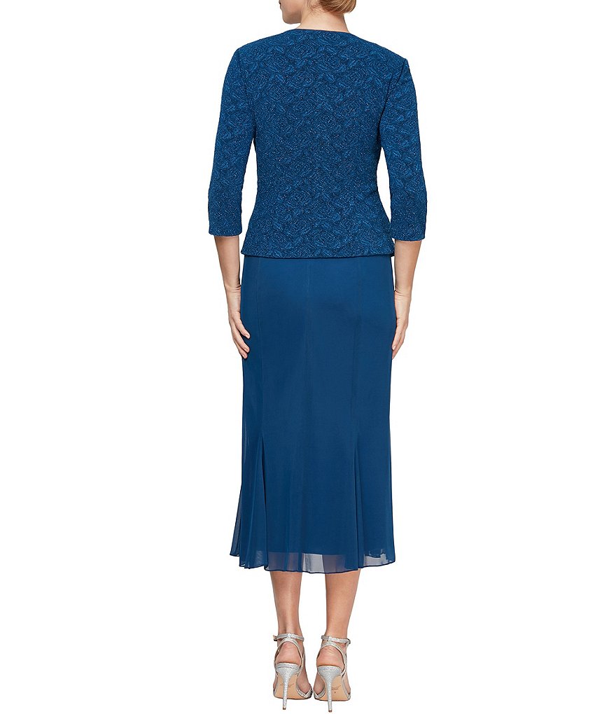 Alex Evenings Stretch Velvet Long Sleeve Ruched Beaded Accent Collar Boat Neck Blouse