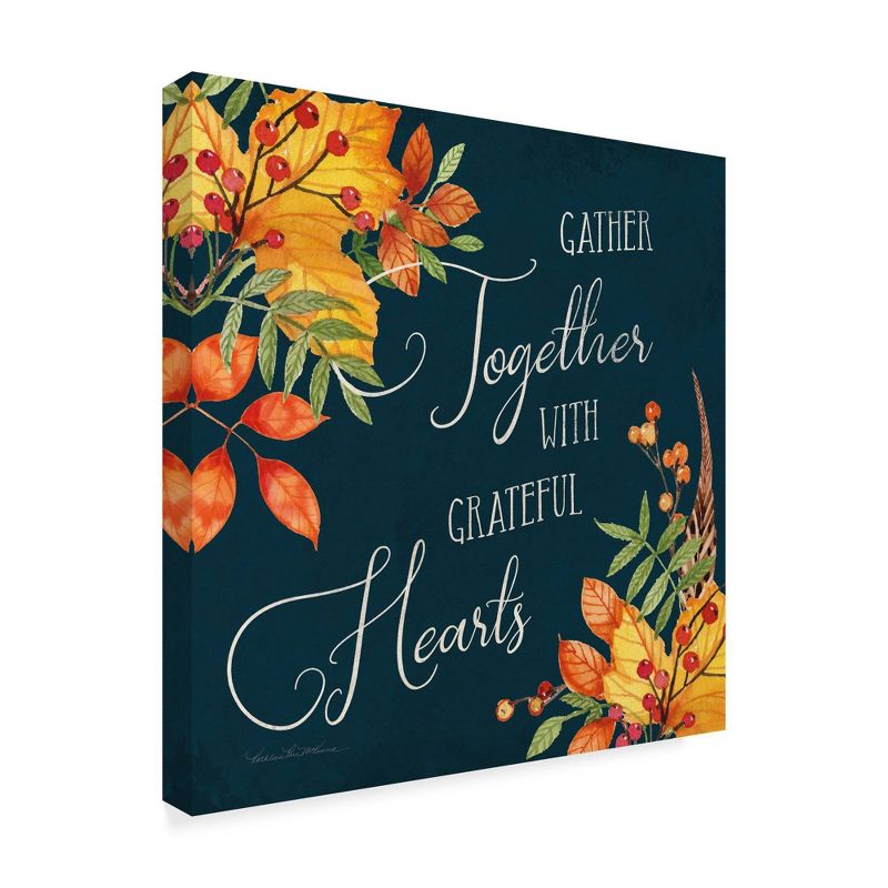 35" x 35" Autumn Splendor V by Kathleen Parr Mckenna - Trademark Fine Art