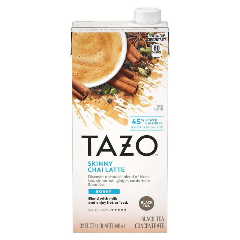Tazo Skinny Latte Chai Black Tea - 32 fl oz