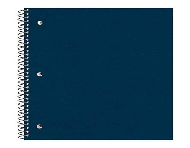 Rediform Notebook 1 Sub 100 Shts College/Margin 11"x8-7/8" Assorted 31098