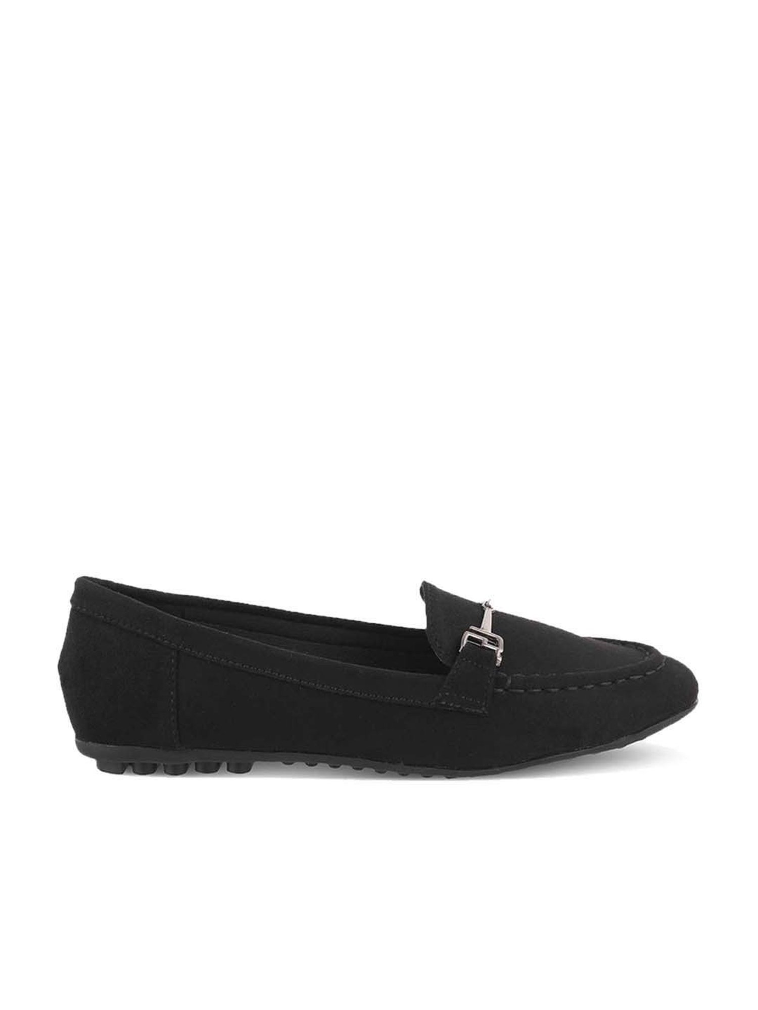 Tresmode Women's Black Casual Loafers