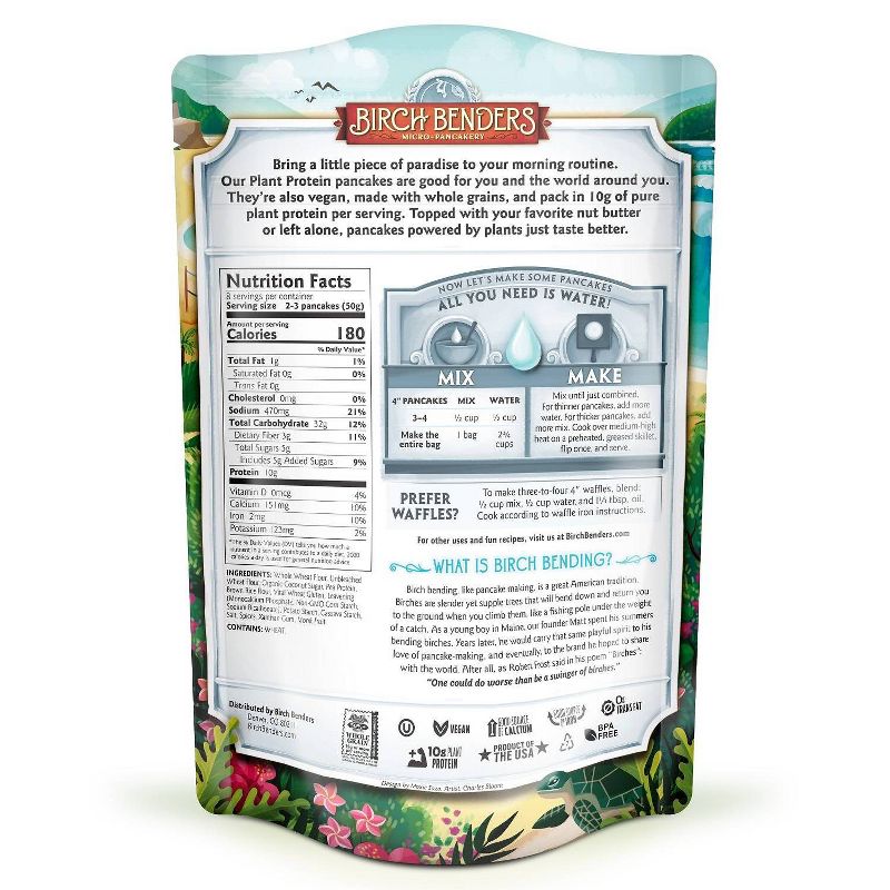 Birch Benders Plant Protein Pancake Mix - 14oz
