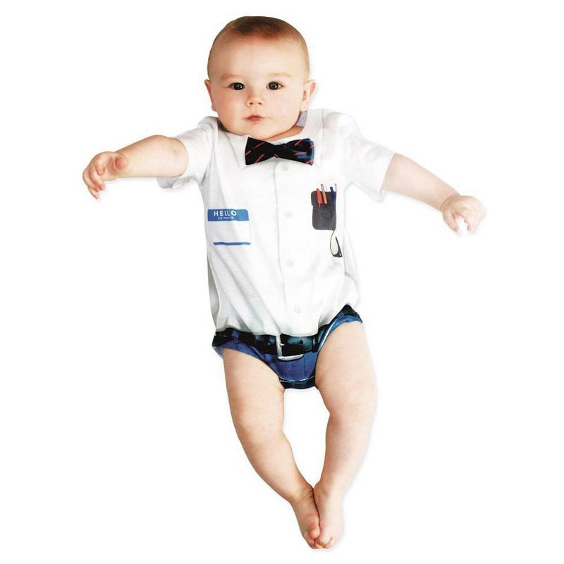 Baby Nerd Romper Costume 0-6M