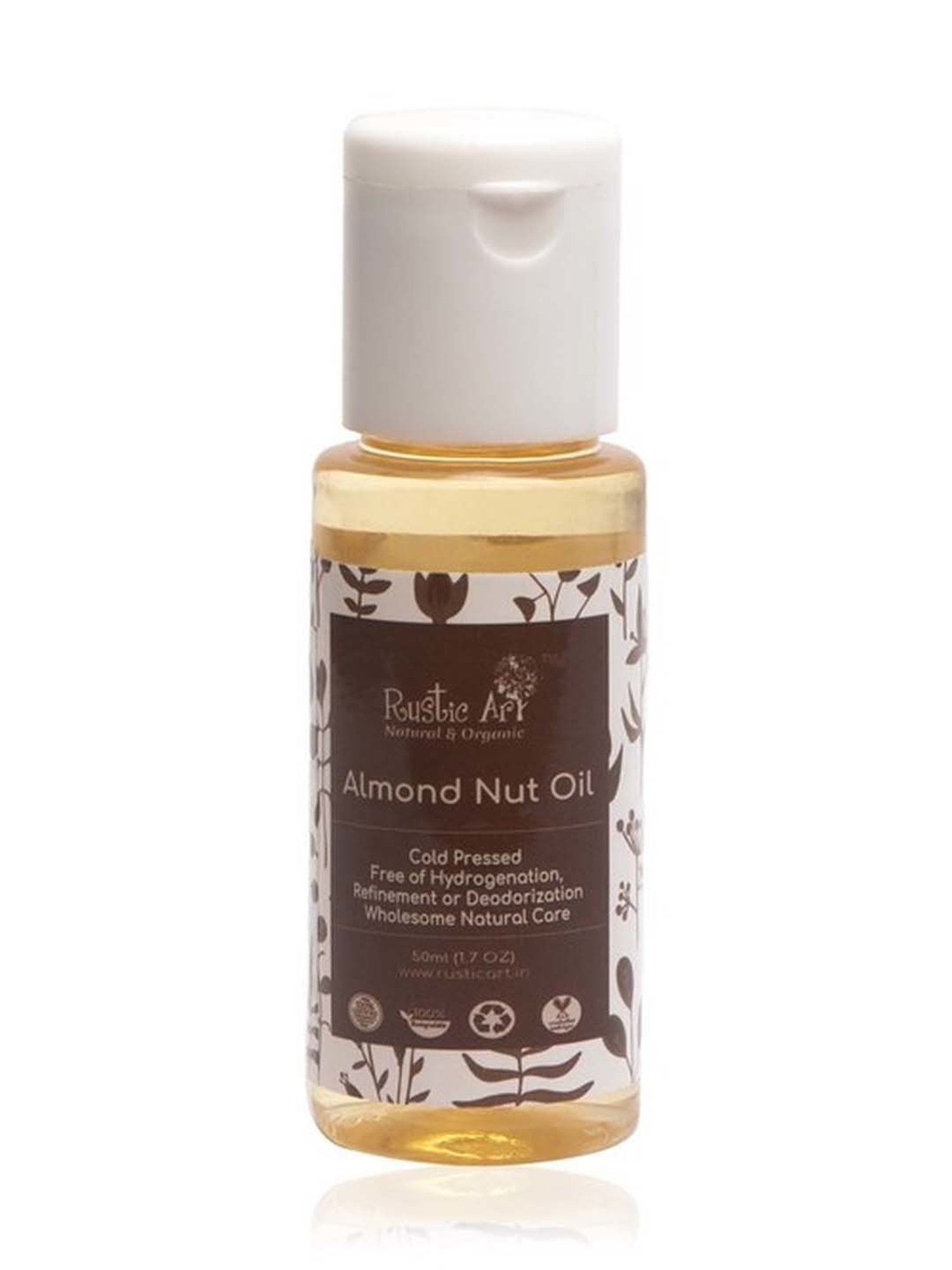 Rustic Art Organic Almond Nut Oil - 50 ml