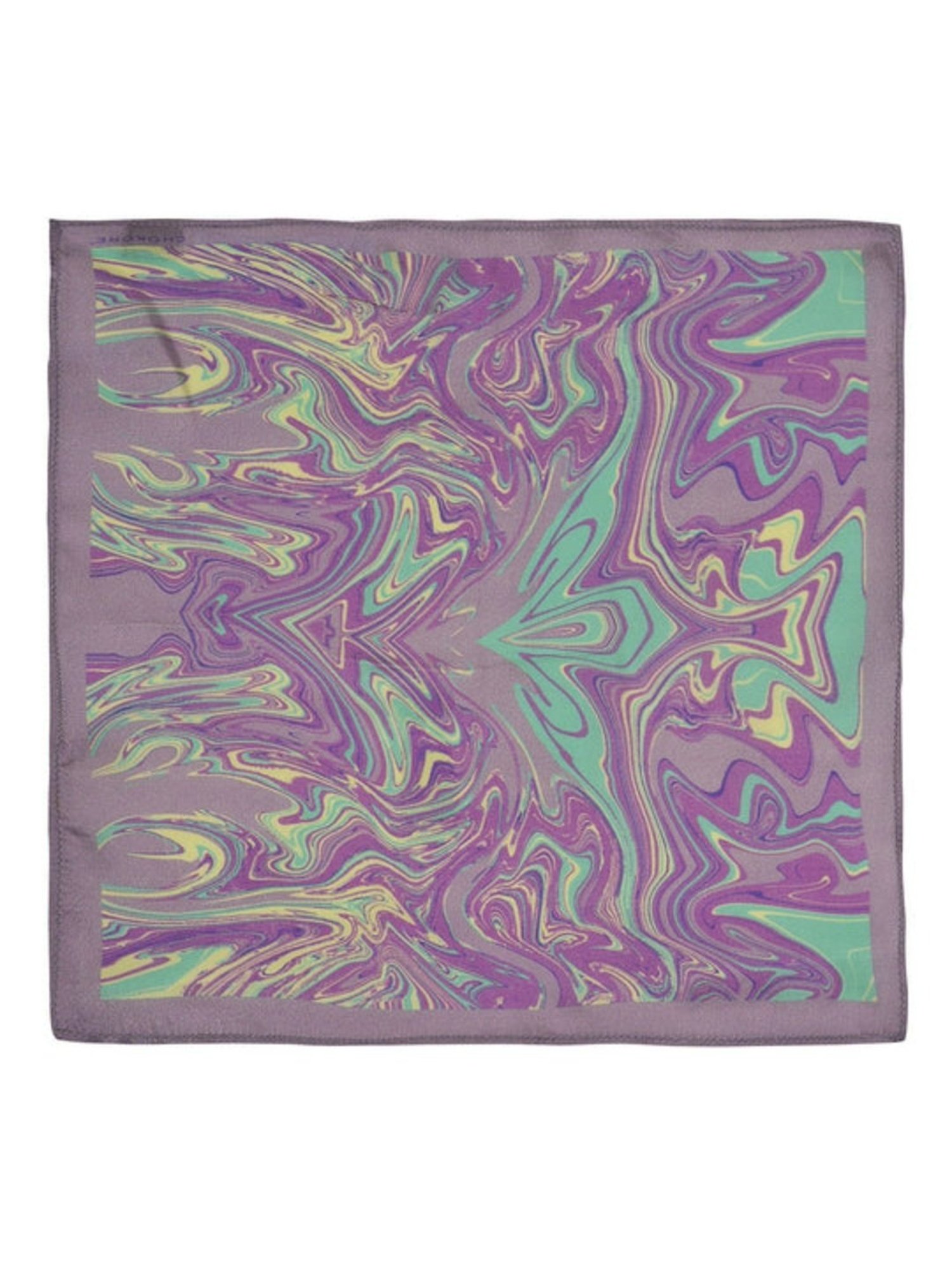 CHOKORE Purple Textured Pocket Square