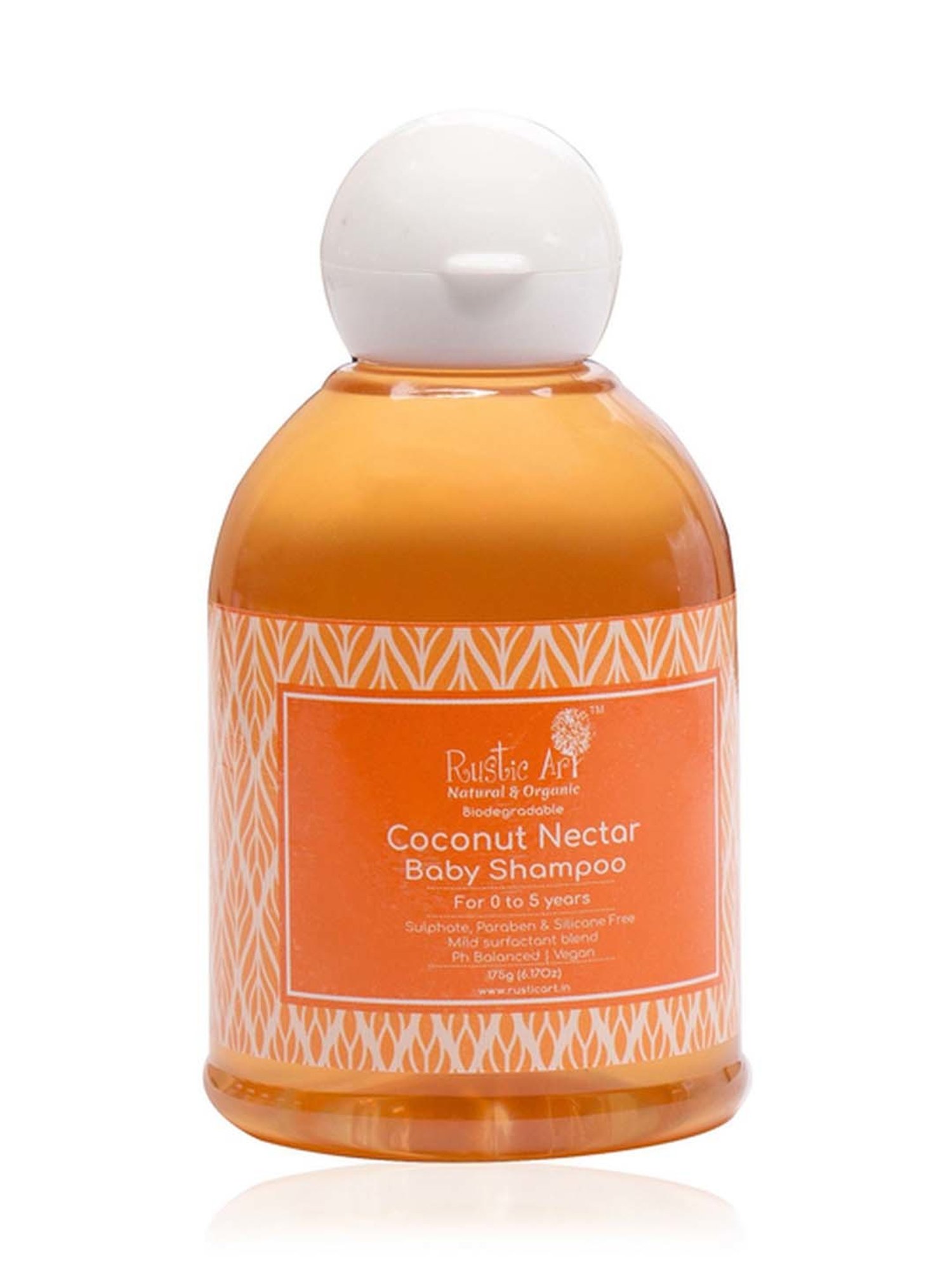 Rustic Art Coconut Nectar Baby Shampoo - 175 gm