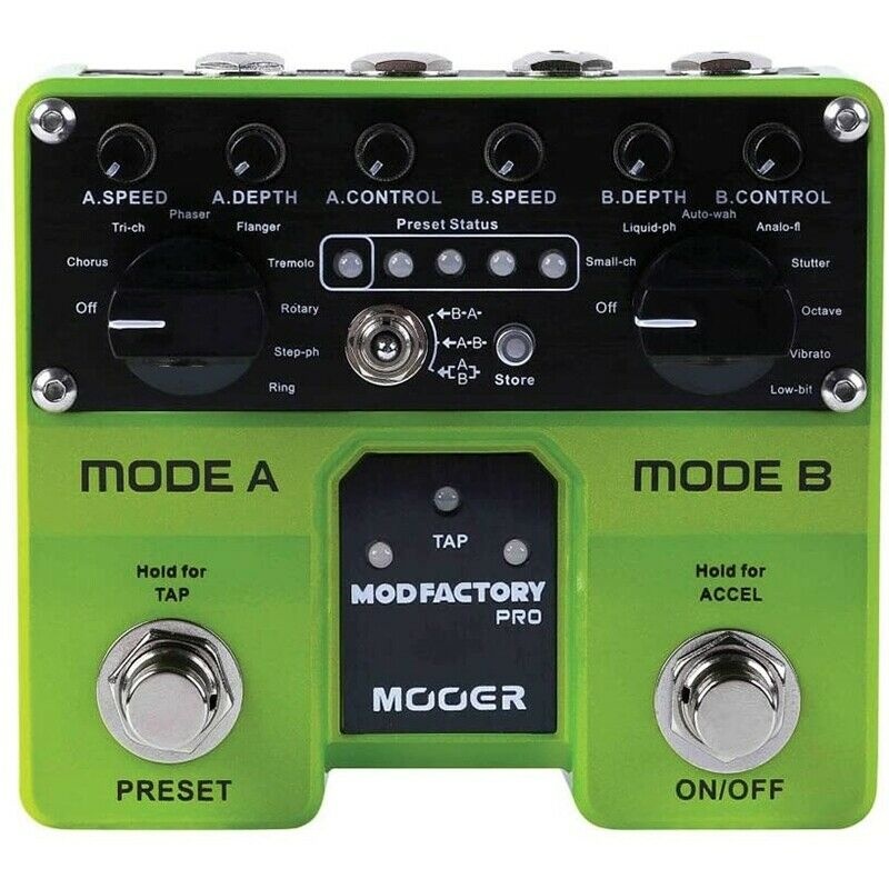 Mooer Mod Factory Pro Dual Modulation Stereo Guitar Effects Pedal