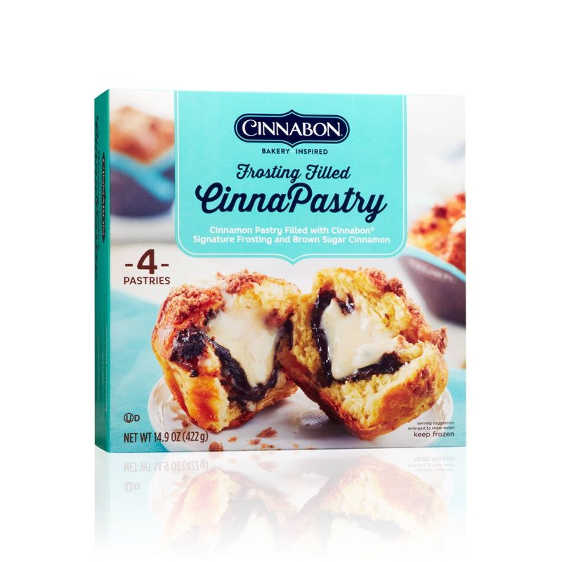 Cinnabon Frozen Frosting Filled Cinnapastry - 14.9oz