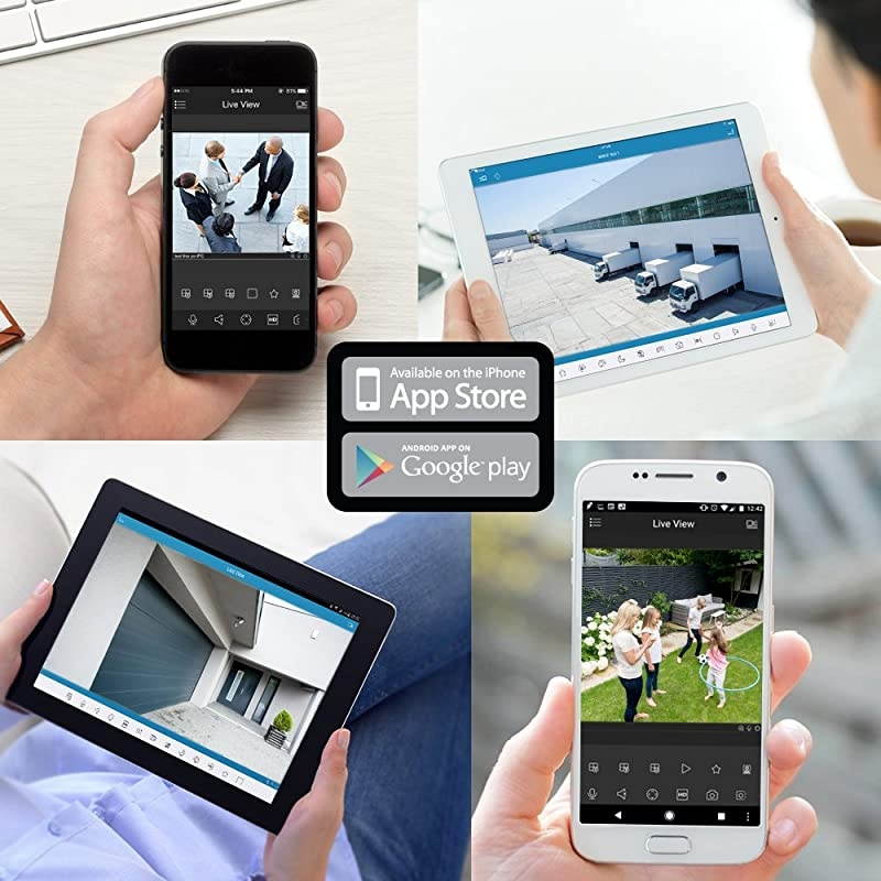 GW Security 16 Channel HD 1920p H.265 Security System with 8TB HDD, (15)* PoE 5MP HD 1920p 2.8-12mm Varifocal Weather Proof IP Cameras, and (1)* 20x Zoom 5MP HD 1920p IP PTZ (Pan-Tilt-Zoom) Camera