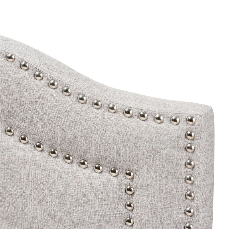 Edith Modern And Contemporary Fabric Headboard Beige Queen - Baxton Studio