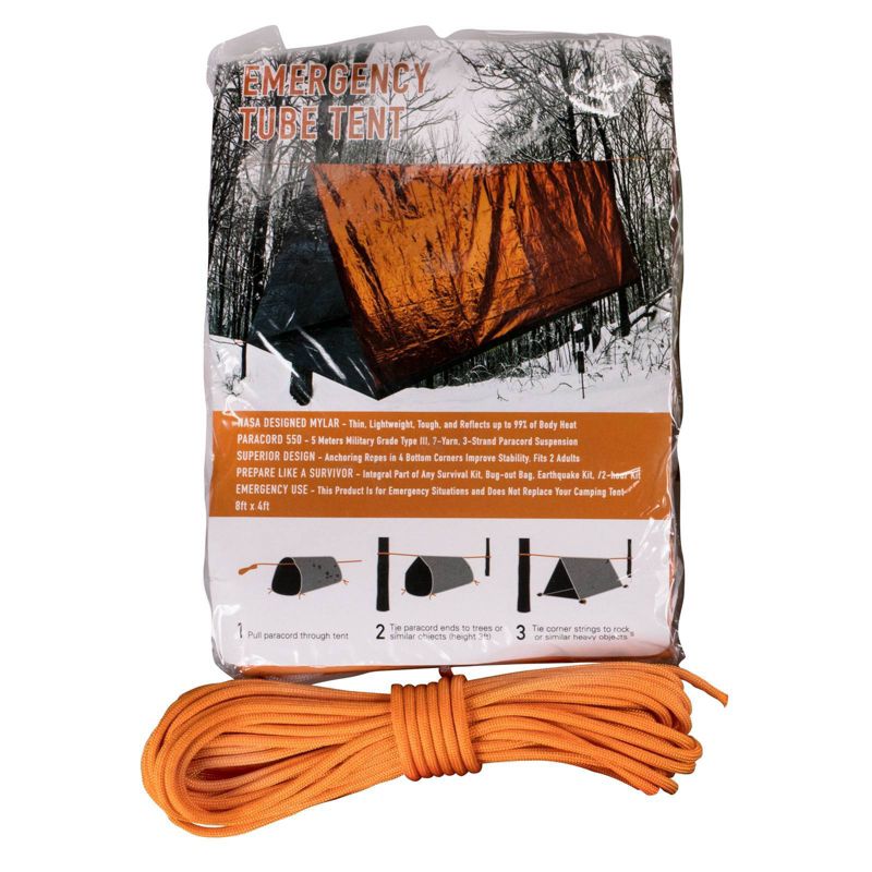 Life+Gear 2 Person 72hr Waterproof Dry Bag First Aid + Survival kit