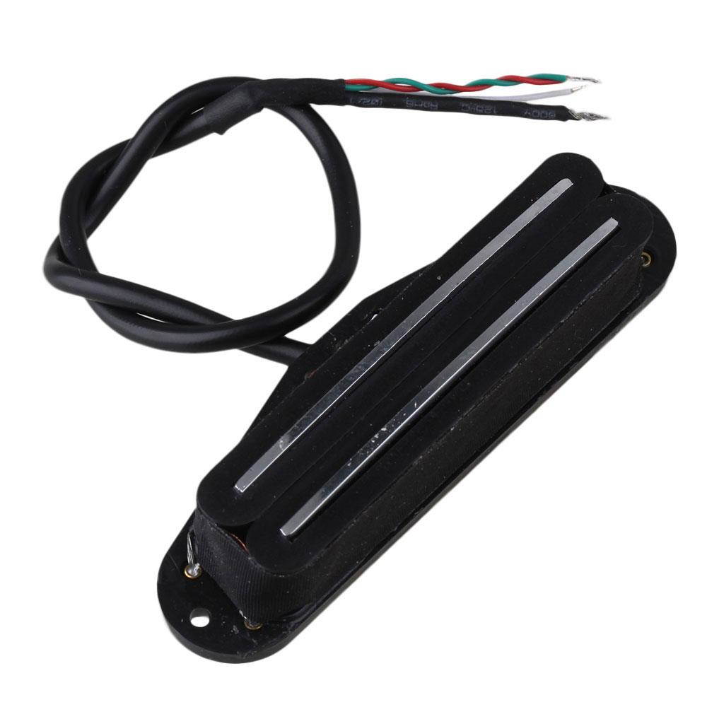 BQLZR 4 Wires Dual Rail Humbucker Neck Pickup for Electric Guitar Pack of 10