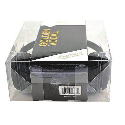 Golden Vocal Overhead Stereo Earpieces with Microphone HF-TX3ST-BK