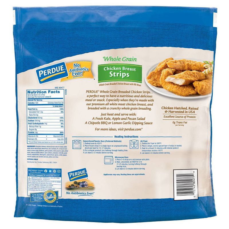 Perdue Whole Grain Chicken Breast Strips - Frozen - 25oz
