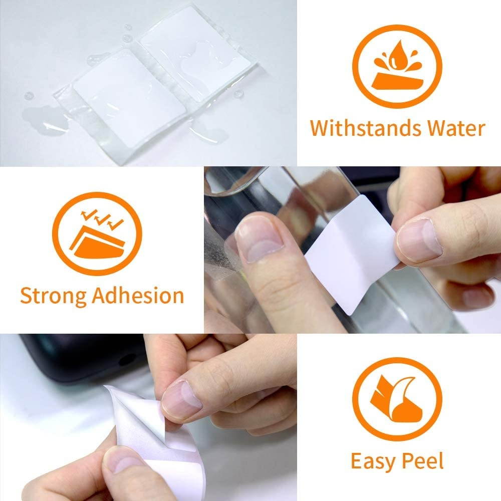 self-adhesive thermal label - suitable for label printer, self-adhesive cable label, 0.98 "x 1.5" -1.57 "