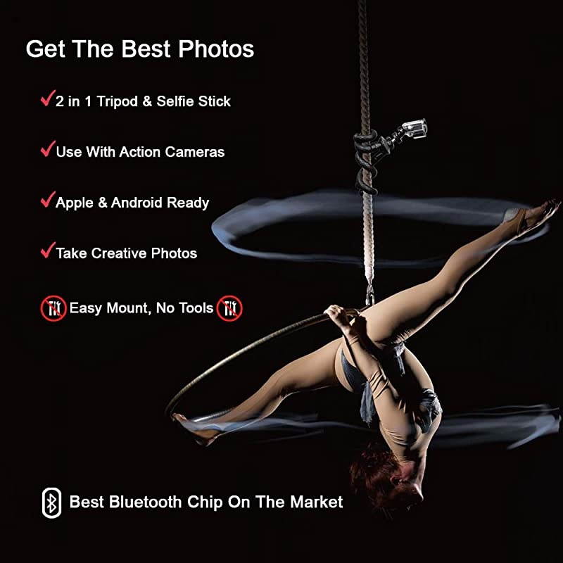 Flexible 11quot Phone Tripod Stand Rugged Adjustable Waterproof for GoPro Camera iPhone XRXS Max XSX 88P Android Samsung Galaxy Pixel Facetime Wireless Bluetooth Remote Grey