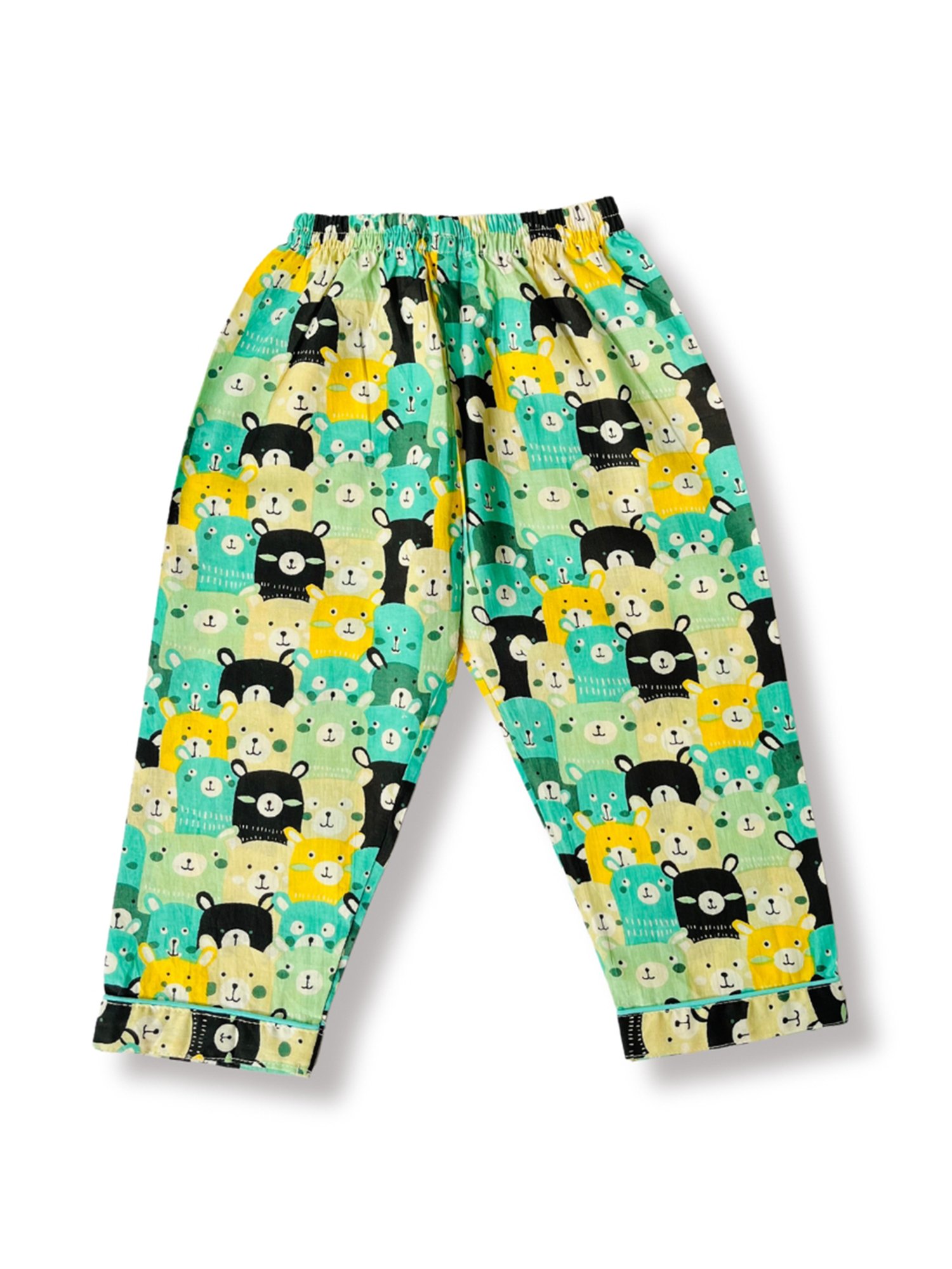 Tippy Top Girls Green Printed Shirt with Pants