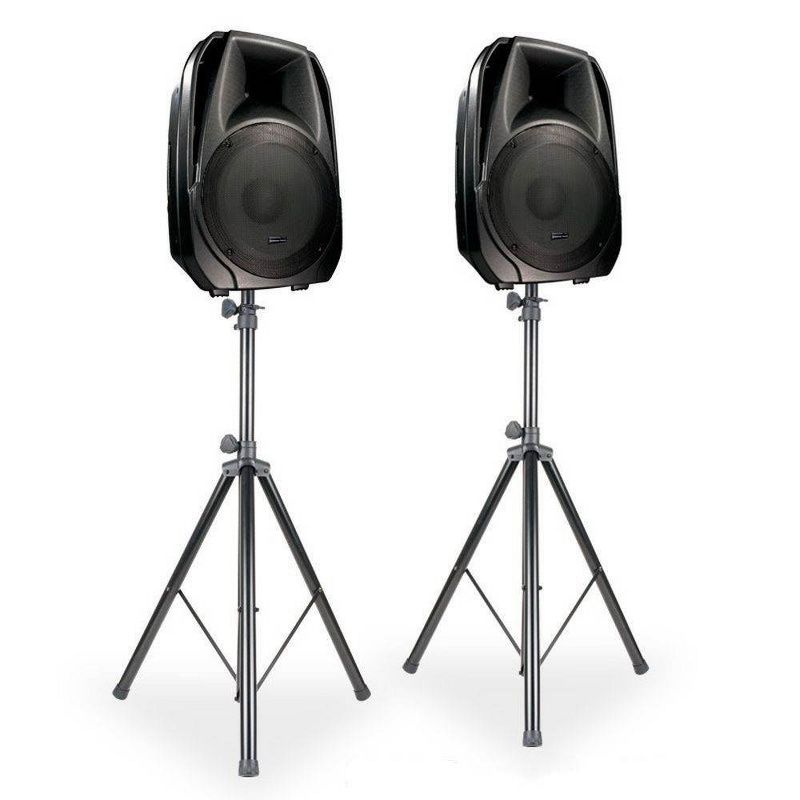 Sanus SFC22 Steel Series 22" Speaker Stand - Each (Black)