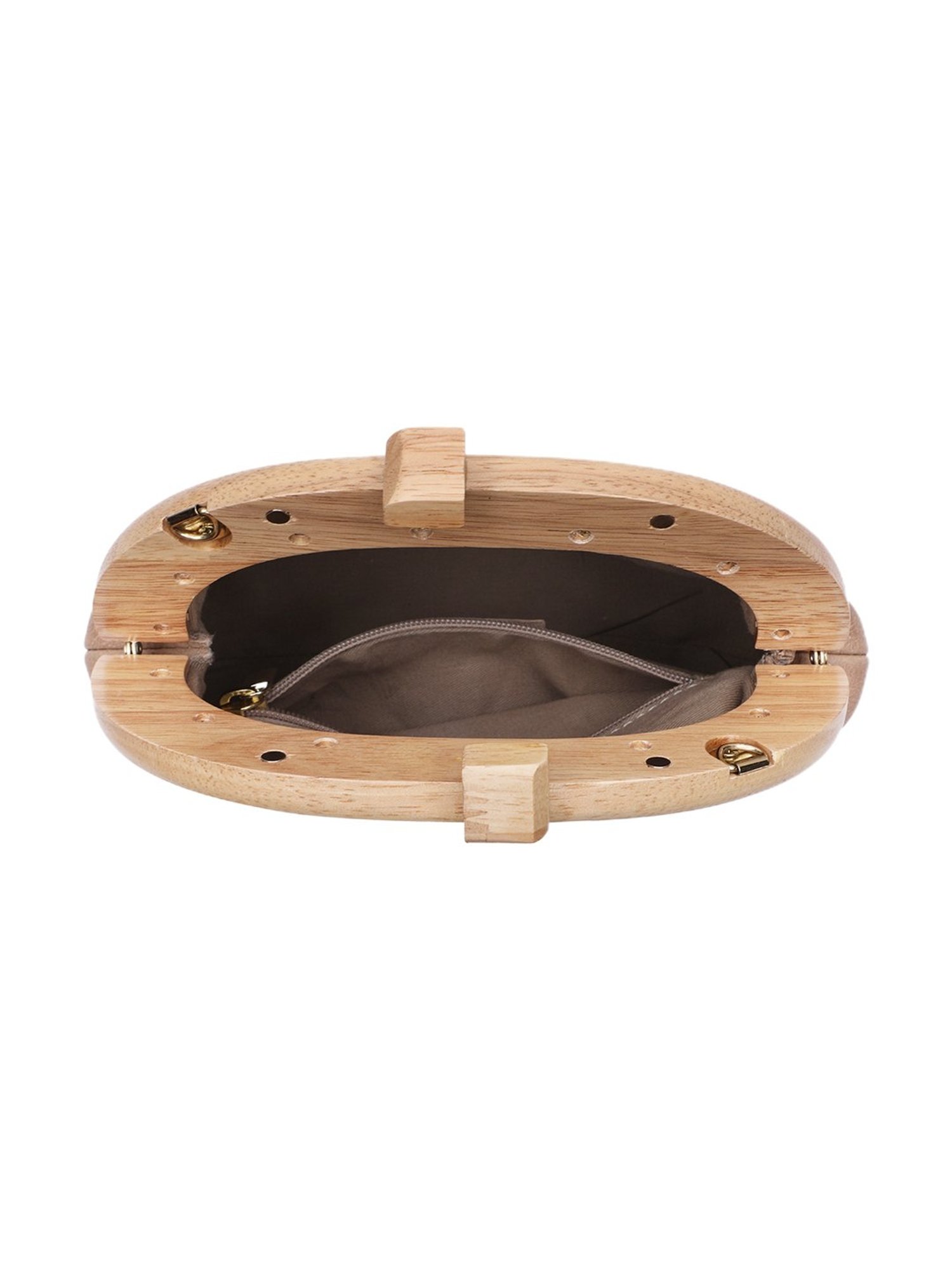 PELLE LUXUR Beige Small Shoulder Bag