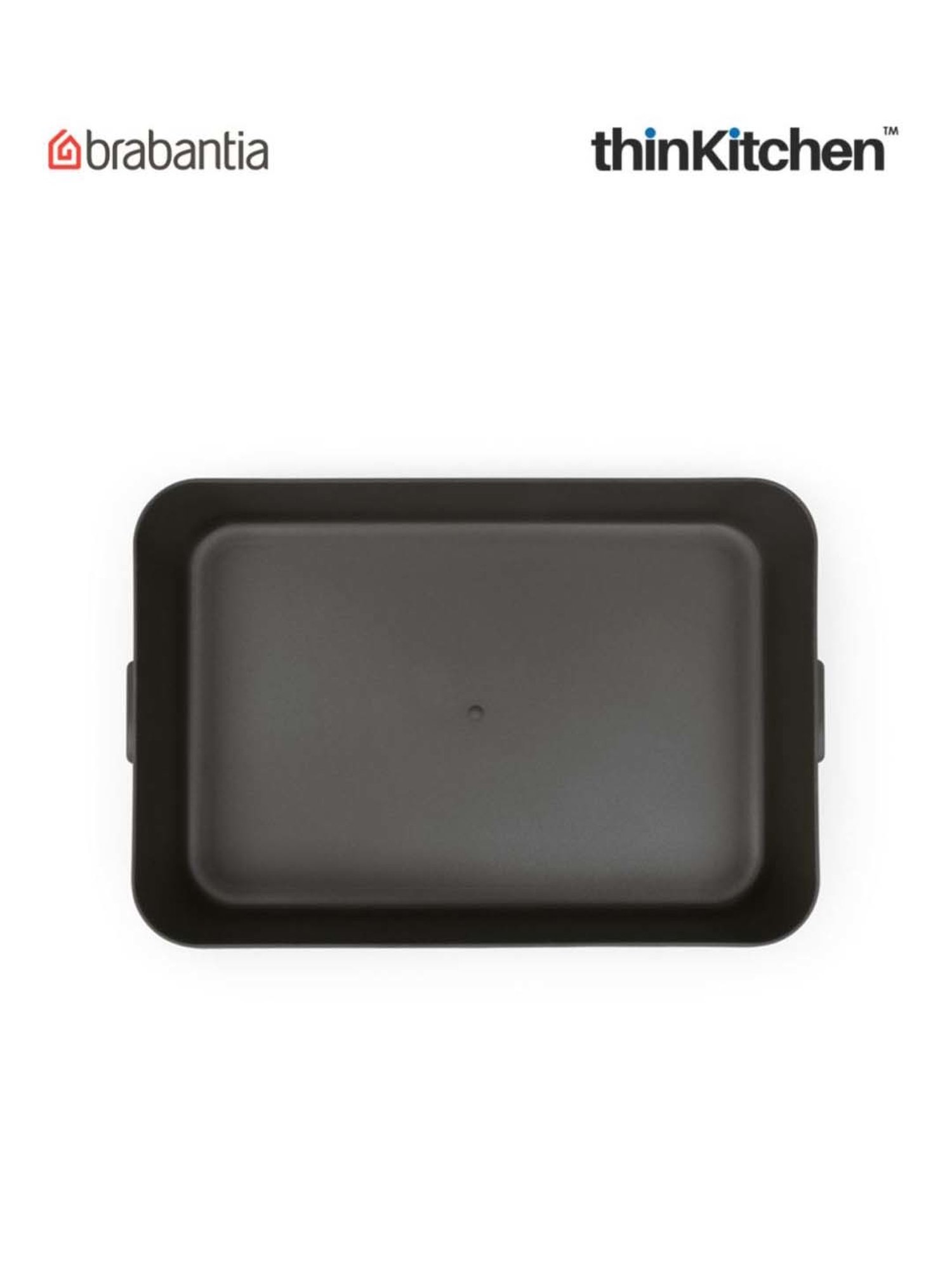 Brabantia Dark Grey Plastic Make & Take Large Lunch Box (2 L)