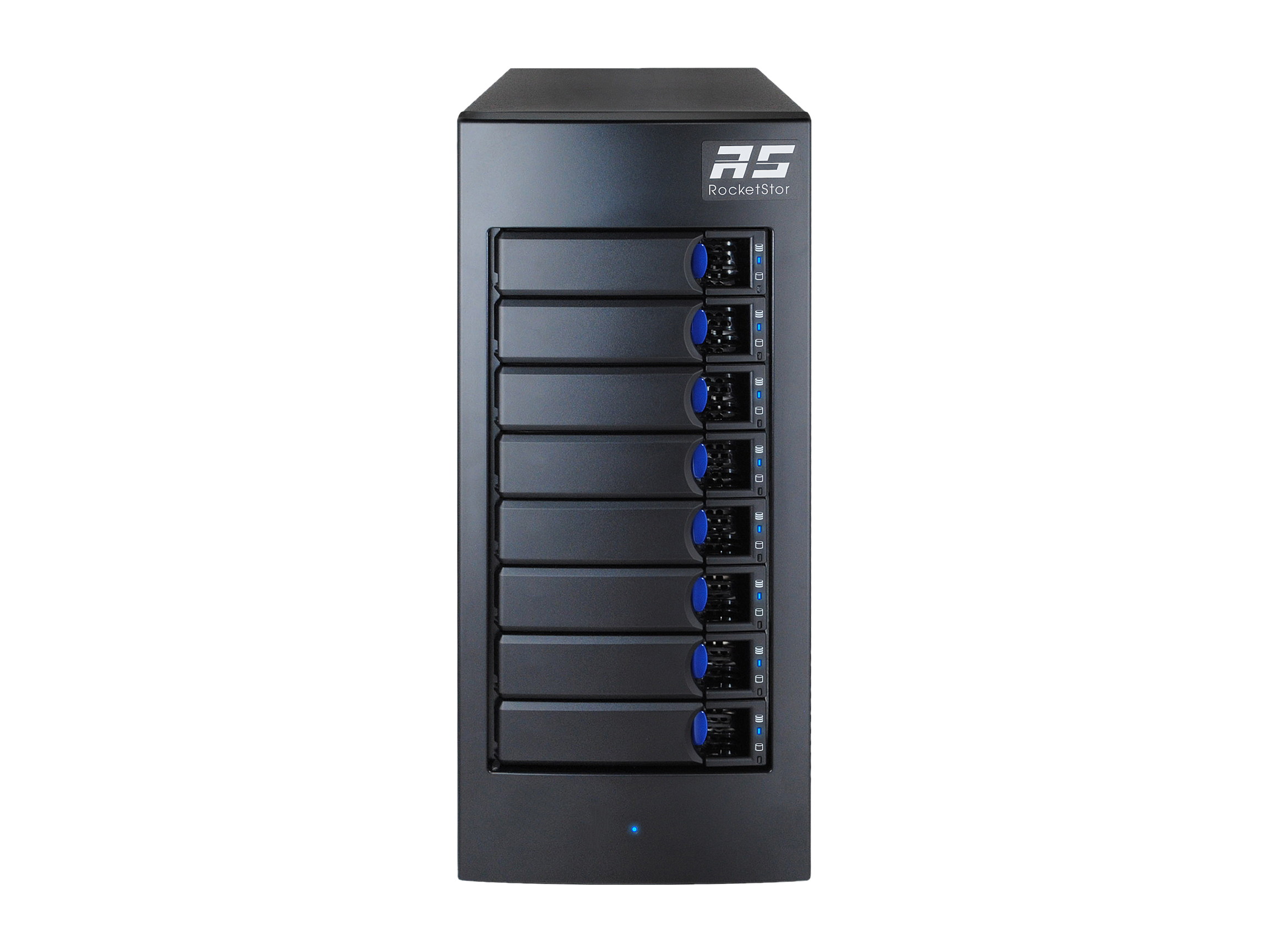 HighPoint RocketStor RS6628A 8-Bay 2nd Gen Thunderbolt 3 Hardware RAID Enclosure