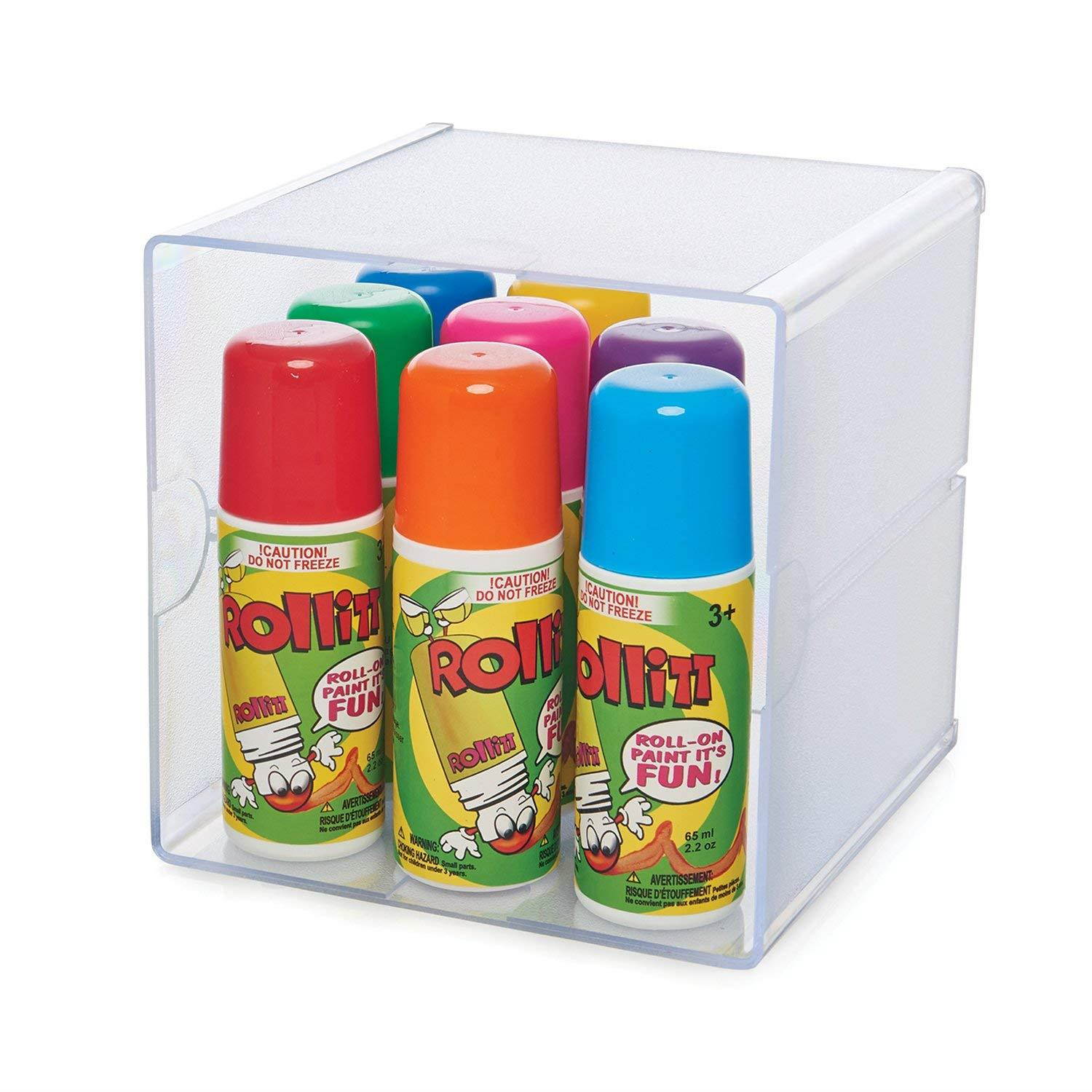 deflect-o 350401 Desk Cube, Clear Plastic, 6 x 6 x 6 Inches