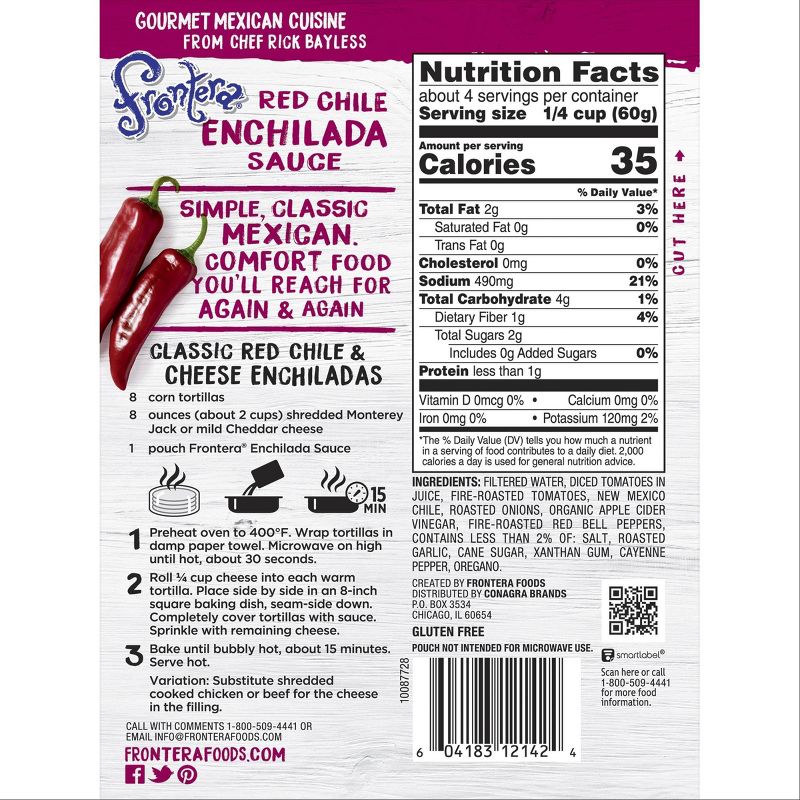 Frontera Red Chile Enchilada Sauce - 8oz