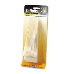 Softalk Softalk II Telephone Shoulder Rest, 6-1/2 Long x 2w x 2-1/2h, Ivory