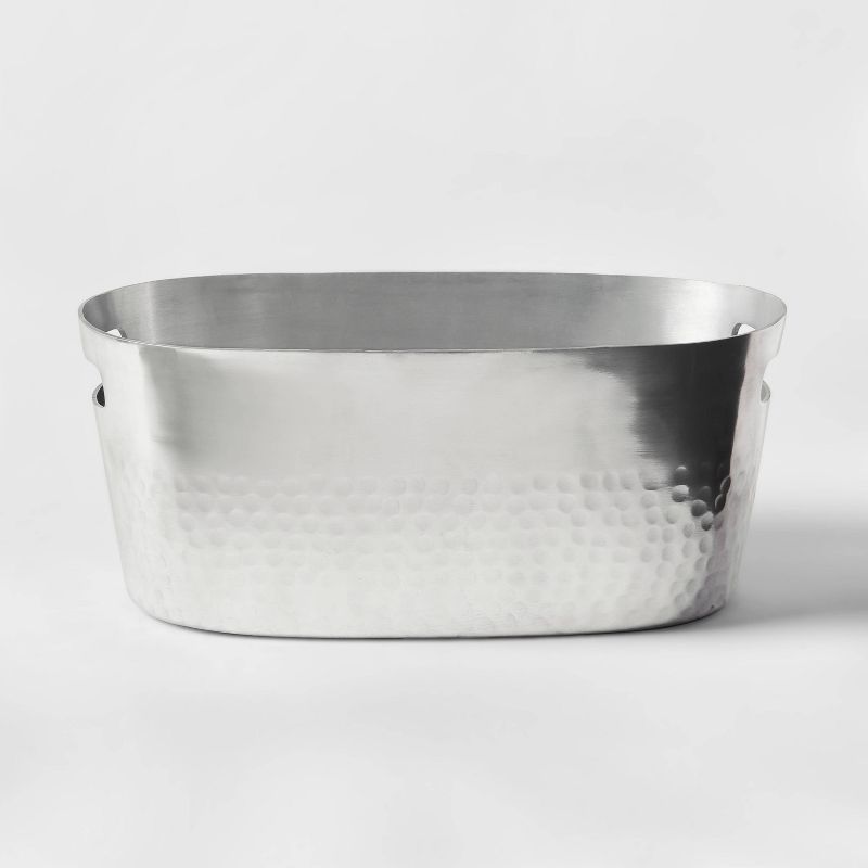Aluminum Beverage Tub Silver - Threshold™
