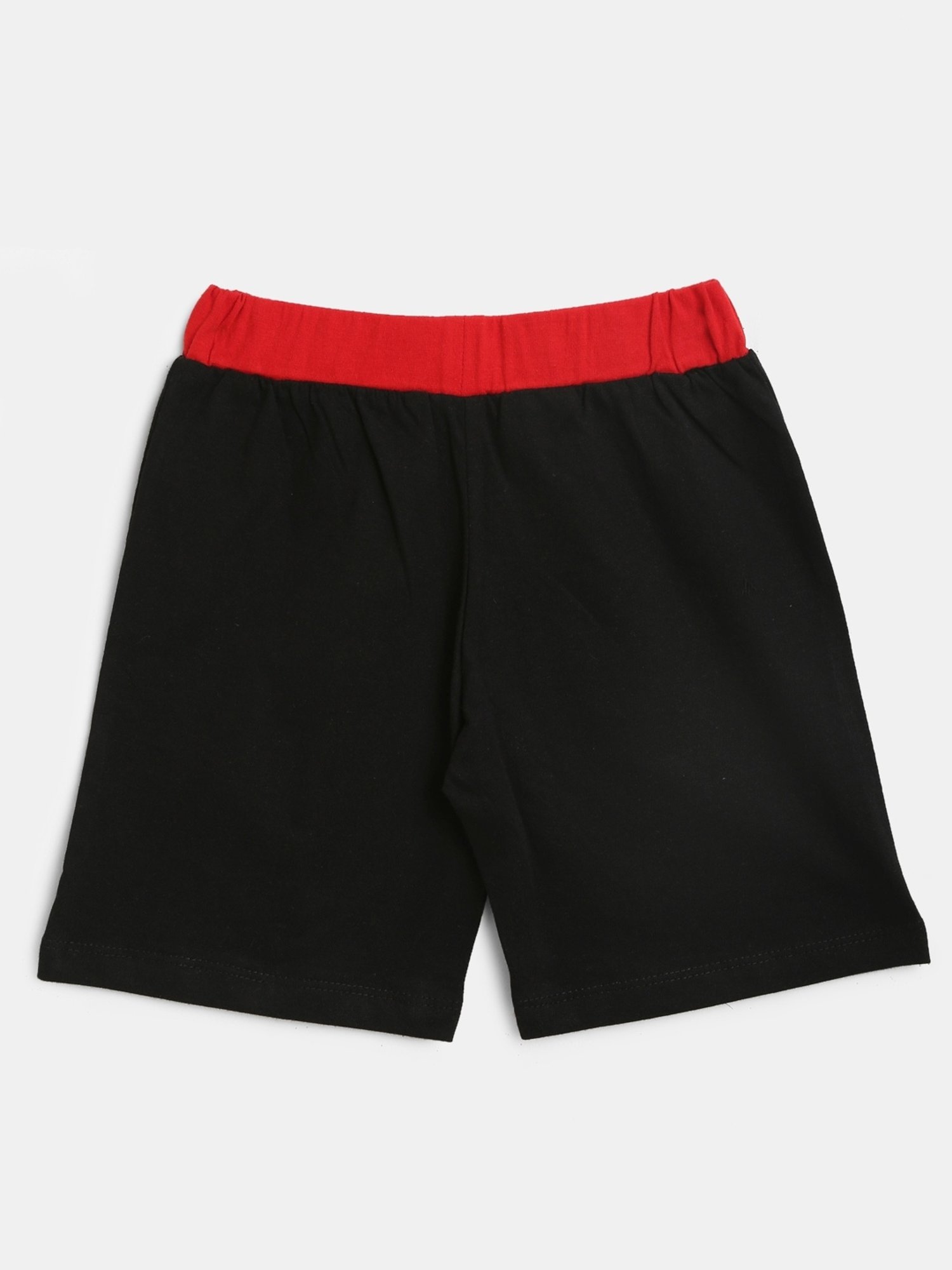 Kids Craft Black Cotton Shorts
