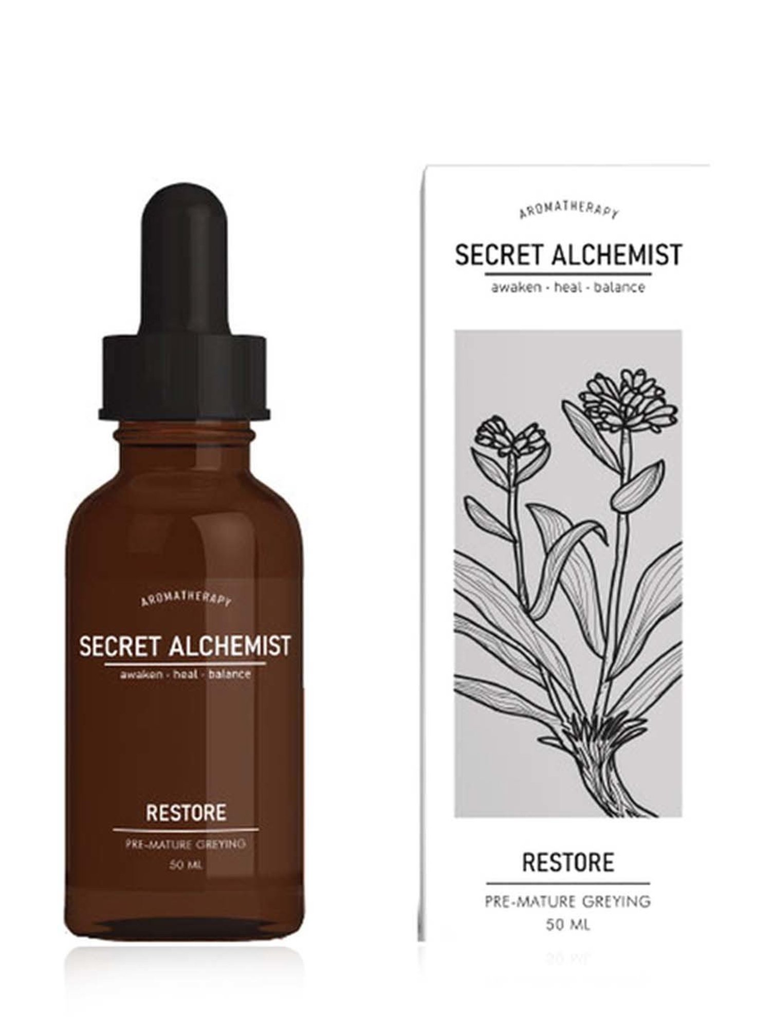 SECRET ALCHEMIST Restore Pre-mature Greying Of Hair - 50 ml