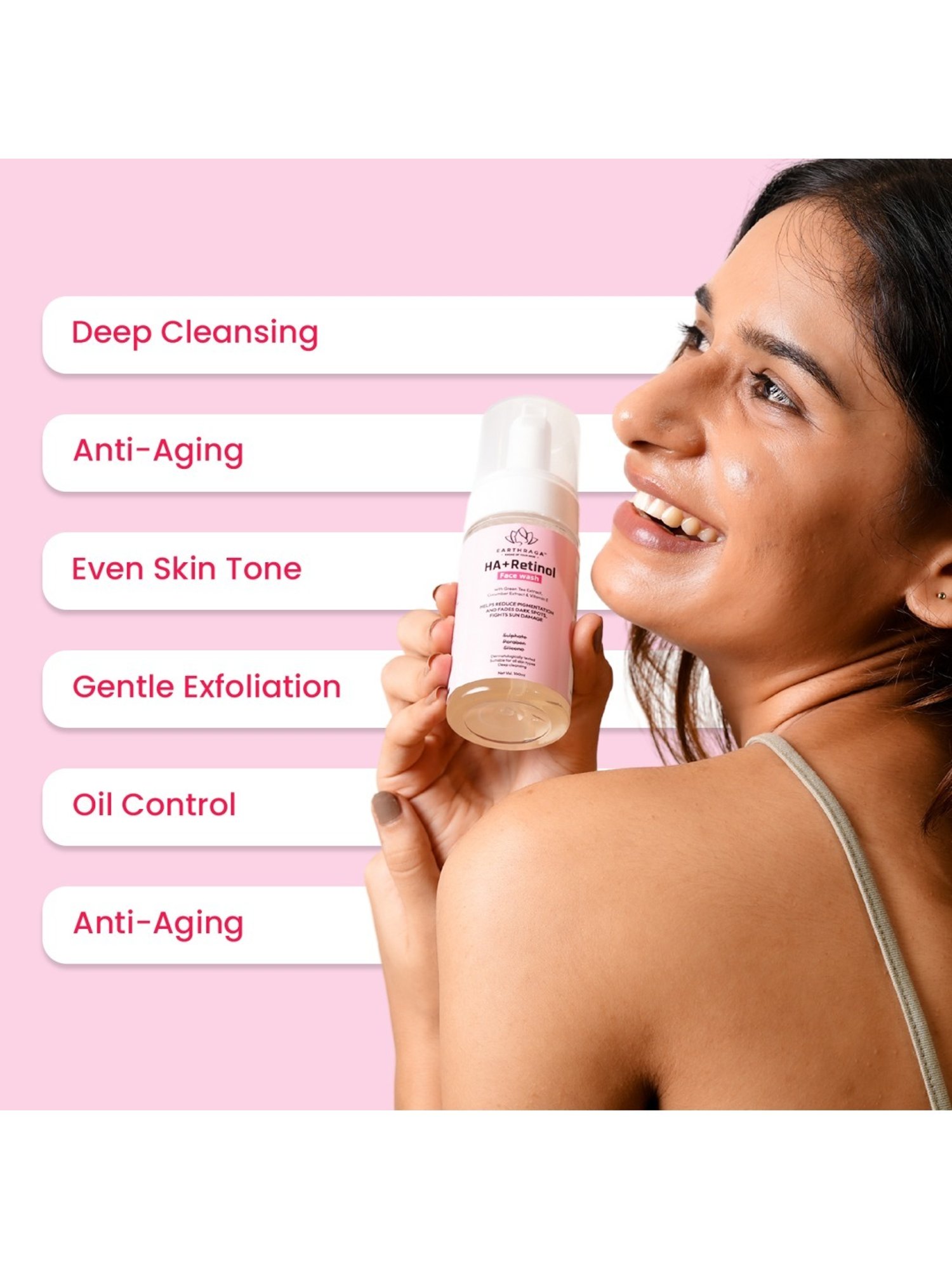 Globus Naturals Rice Ceramide Radiance Face Wash - Pack of 3