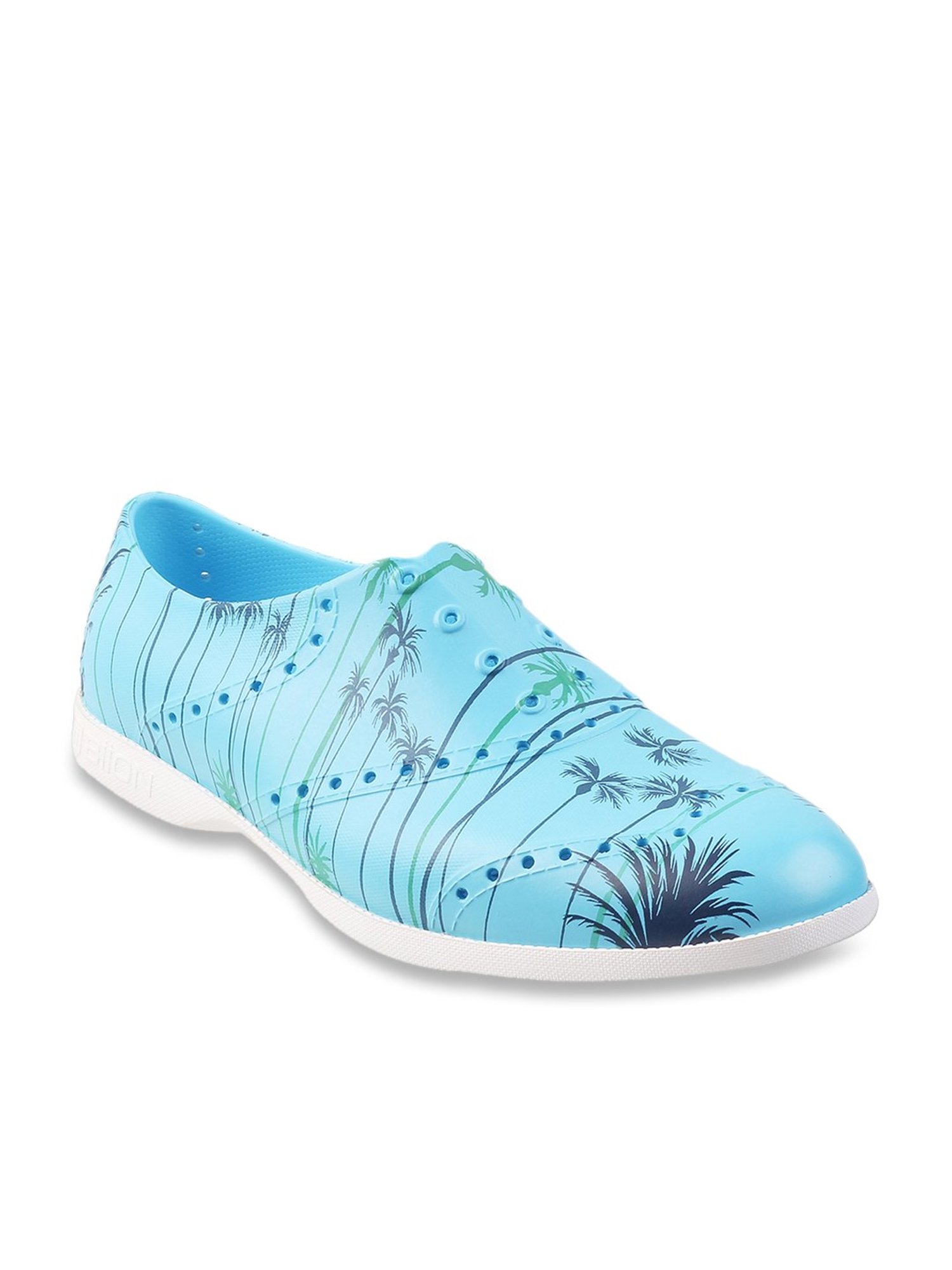 Biion Men's Sky Blue Oxford Shoes