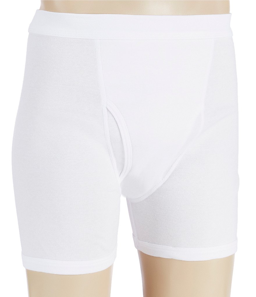 Murano Solid Cotton Boxer Briefs 2-Pack