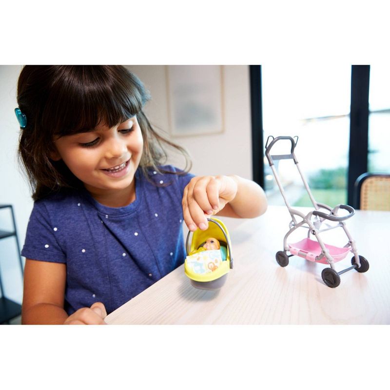 Barbie Skipper Babysitter Inc. Stroller and Baby Playset