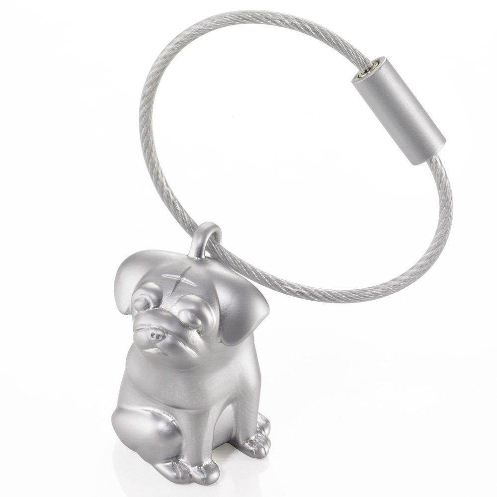 Troika Henry"Pug Dog" Key Ring (KR1504MA)