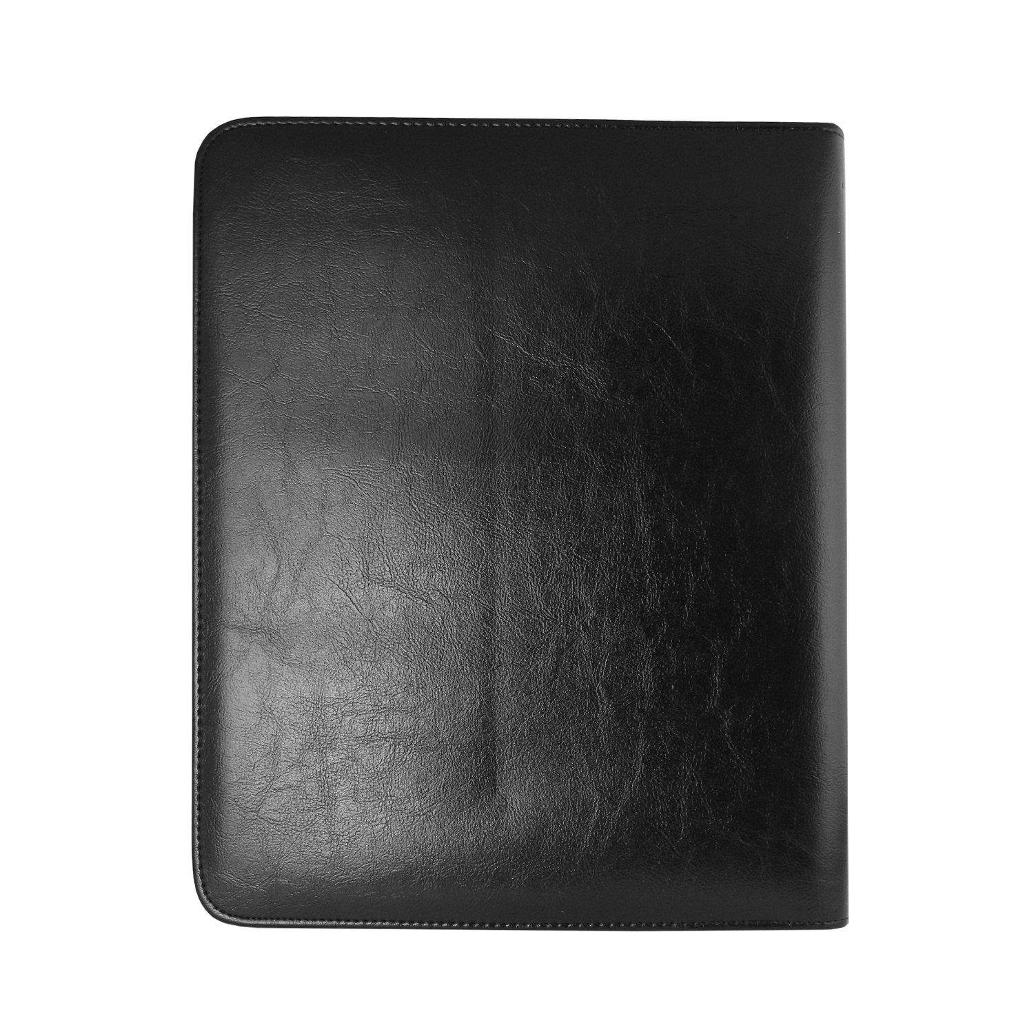 Natico Ring Binder, Portfolio, Padfolio Black, Ringbinder 13.75 x 11.75 (60-PF-42)